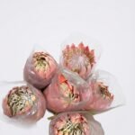 Artificial King Flower Amber stem for home décor in Lagos, Nigeria, luxury faux floral arrangement in vase