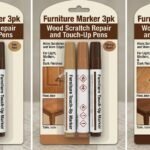 Three pack of furniture markers for wood scratch repair and surface touch-ups in Lagos, Nigeria