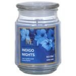 18Oz Scented Candle Jar Indigo Nights