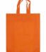 Orange Appleton glossy laminated shopper bag with handles for grocery and daily use in Lagos, Nigeria