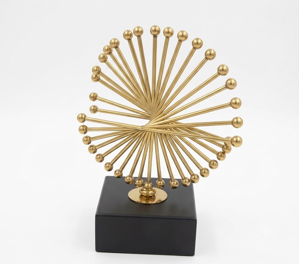 Small metal box base table decor minimalist accent piece for home décor in Lagos, Nigeria