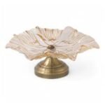 Iron With Glass Tray 13 Inch G-036 Table Décor