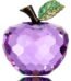 Assorted apple decor ornaments in various metallic finishes for home styling in Lagos, Nigeria