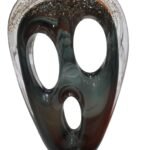 Glass Decor Vase Smoke Big