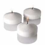 6 Pack White Floating Candles Acetate Pack