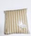 45x45cm sulphur yellow striped throw pillow for sofa, bed, and modern home décor styling in Lagos, Nigeria