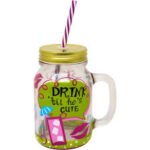 Cute Jar Drinking Glass