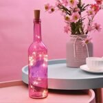 Led Bottle Grandkids Pink Table Décor