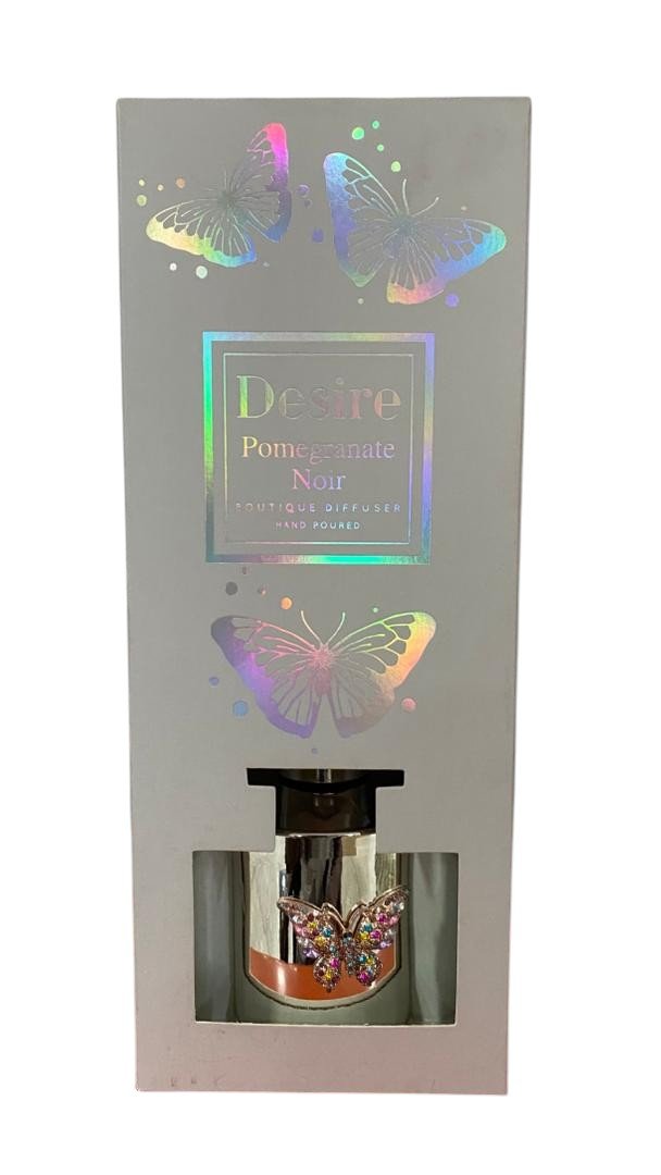 5010792496931 Silver Diffuser Butterfly 200Ml - Image 1