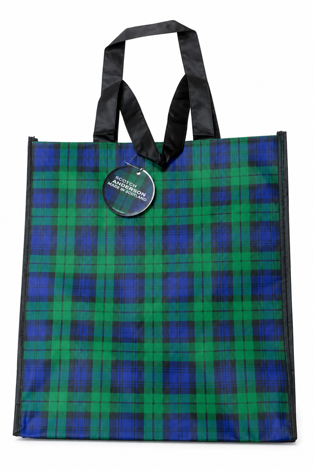 Black Watch Argyll tartan pattern shopping bag Black Watch Argyll tartan pattern shopping bag with durable handles for groceries in Lagos, Nigeria