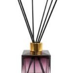 200Ml Square Glass Reed Diffuser - Plum