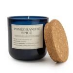 Glass Jar Scented Candle Pomegranate Spice