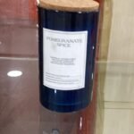 15Cm Large Glass Candle With Cork Lid Mi