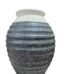 Black and white Ebony Terra decorative vase 320x260mm for modern home and luxury interior styling