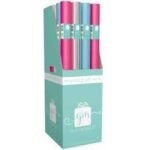 2M Mixed Plain Stripe Foils Wrap