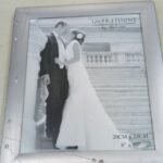 Photoframe Aluminium-Lines & Crystals 8"X10"