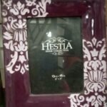 Hestia Plum Polyresin Photo Frame 5X7