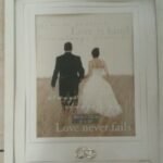 Amore Photo Frame With Crystal Rings 3 Tier Mount 8 X 10