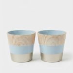17cm grey wood-effect dolomite ceramic planter for indoor plants and home garden décor in Lagos, Nigeria