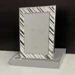 Impression Textured Silver Plated Photo Frame 5" X 7"