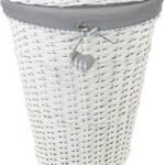 Hearts White Single Linen - Grey