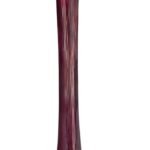 Aubergiene Recycled Glass Optic Bottle Large Table Décor