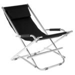 Folding Garden Chair Black 60X72X86Cm