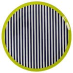 Mimo Stripe 20Cm Dia Melamine Side Plate