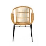 Lagom Chair Natural Rattan/Black Metal 6