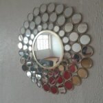 78Cm Dia Faiza Wall Mirror Gold