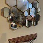 Rio Wall Mirror Iron Frame Gold Finish