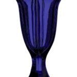 Blue Coloured Glass Sundae Dish Glass Cup