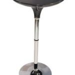 Curved Black Bar Table