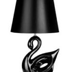 60Cm Black Swan Table Lamp