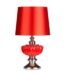 77 cm red Luana table lamp with modern design for living room or bedroom in Lagos, Nigeria
