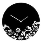 Issak Black Acrylic Wall Clock