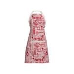 Porter Apron Red 100% Cotton