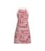 Red 100 percent cotton Porter apron for kitchen cooking and professional use in Lagos, Nigeria