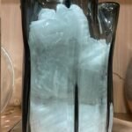 Blue Glass Vase Tallm5.75X5.75X14Cm