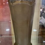 Bronze Glass Vase Tall 5.75X5.75X14Cm
