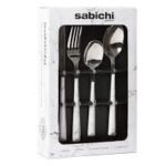 16Pc Marble Cutlery Set