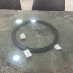 70Cm Glass Lazy Susan Turntable