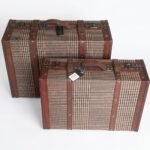Set of 2 storage chest boxes foldable organizer with lid and handle Lagos Nigeria