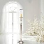 83Cm Alum Pillar Candle Holder