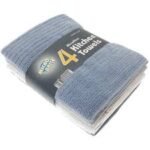 4Pk Dobby Microfibre Kitchen Towels