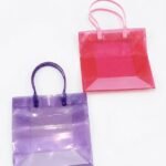 Small clear plastic gift bag for packaging gifts, party favors, jewelry, and small retail items
