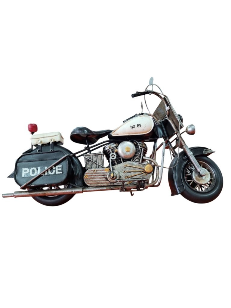36x23cm police bike ornament metal decorative model in Lagos Nigeria for home or office display