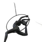 26Cm Gymnast On Ring Figurine