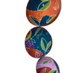 S/3 Sunburst Metal Bowls