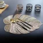 37X46 Silver Cheese Leaf Placemat